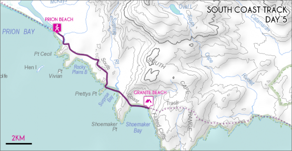 Prion Beach to Granite Beach